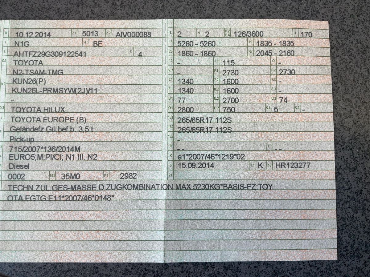 Toyota Hilux d'occasion