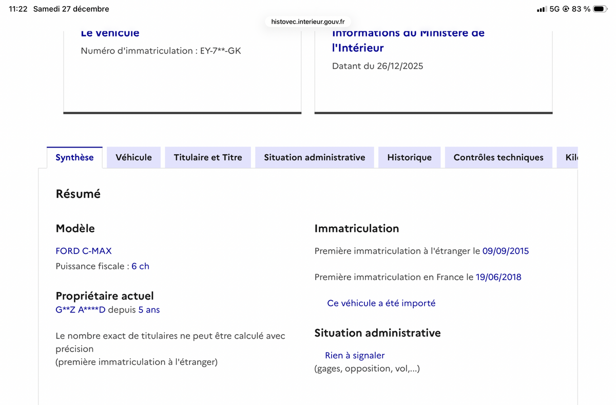 Ford C-Max d'occasion