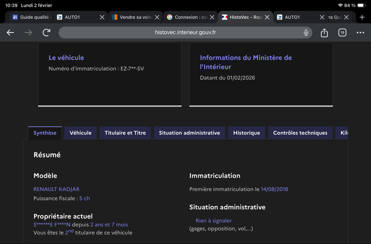 Renault Kadjar d'occasion