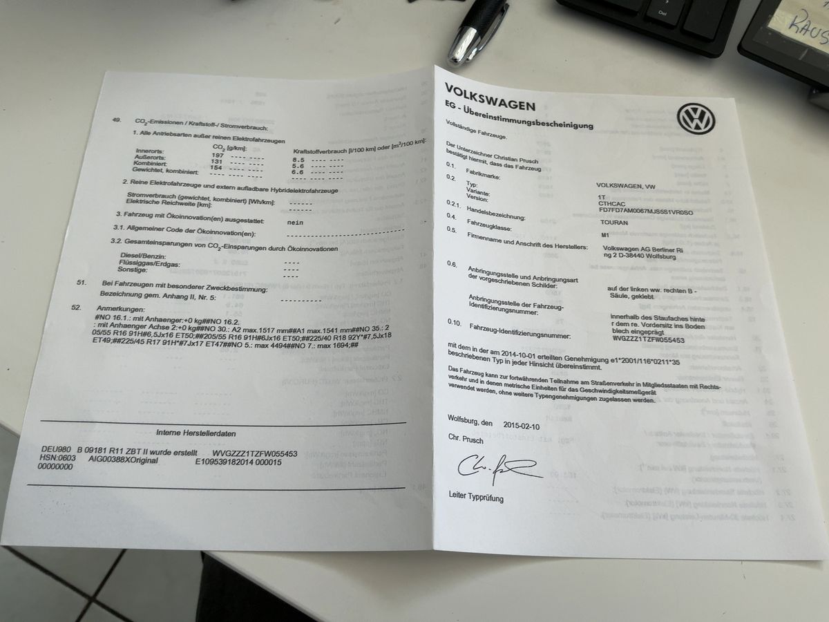 Volkswagen Touran d'occasion