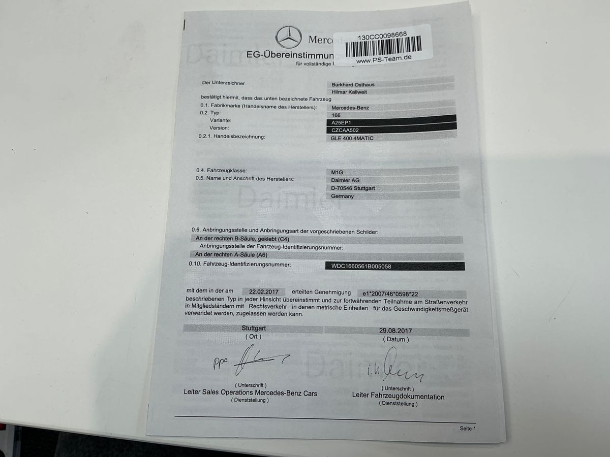 Mercedes-Benz GLE-Klasse d'occasion