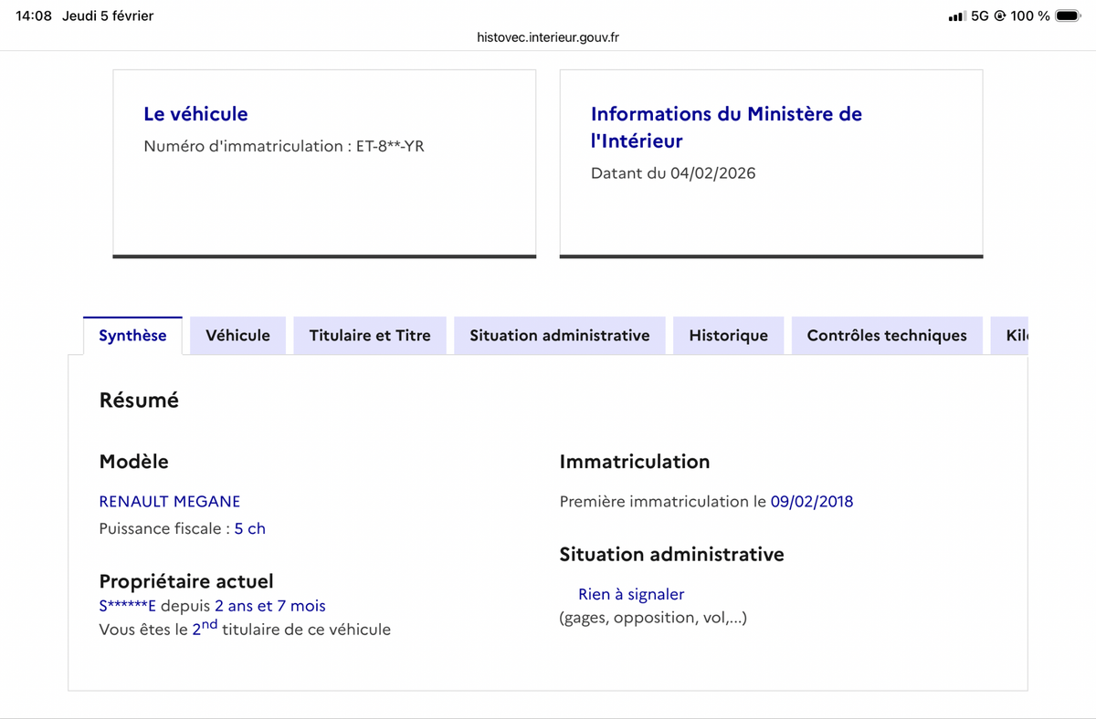 Renault Megane d'occasion