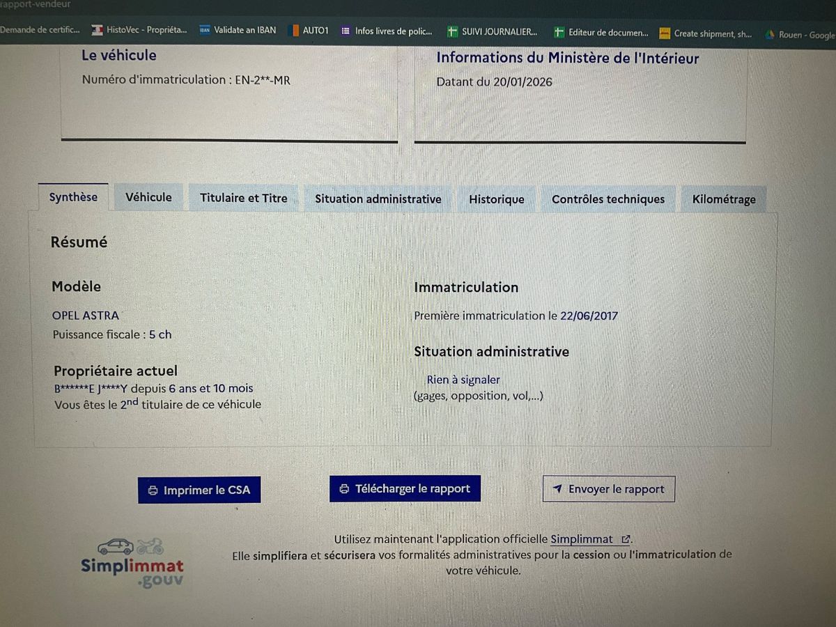 Opel Astra d'occasion