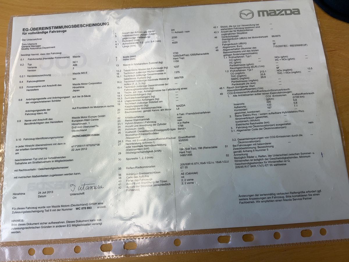 Mazda MX-5 d'occasion