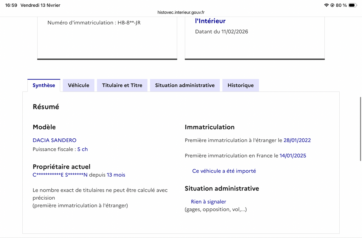 Dacia Sandero d'occasion