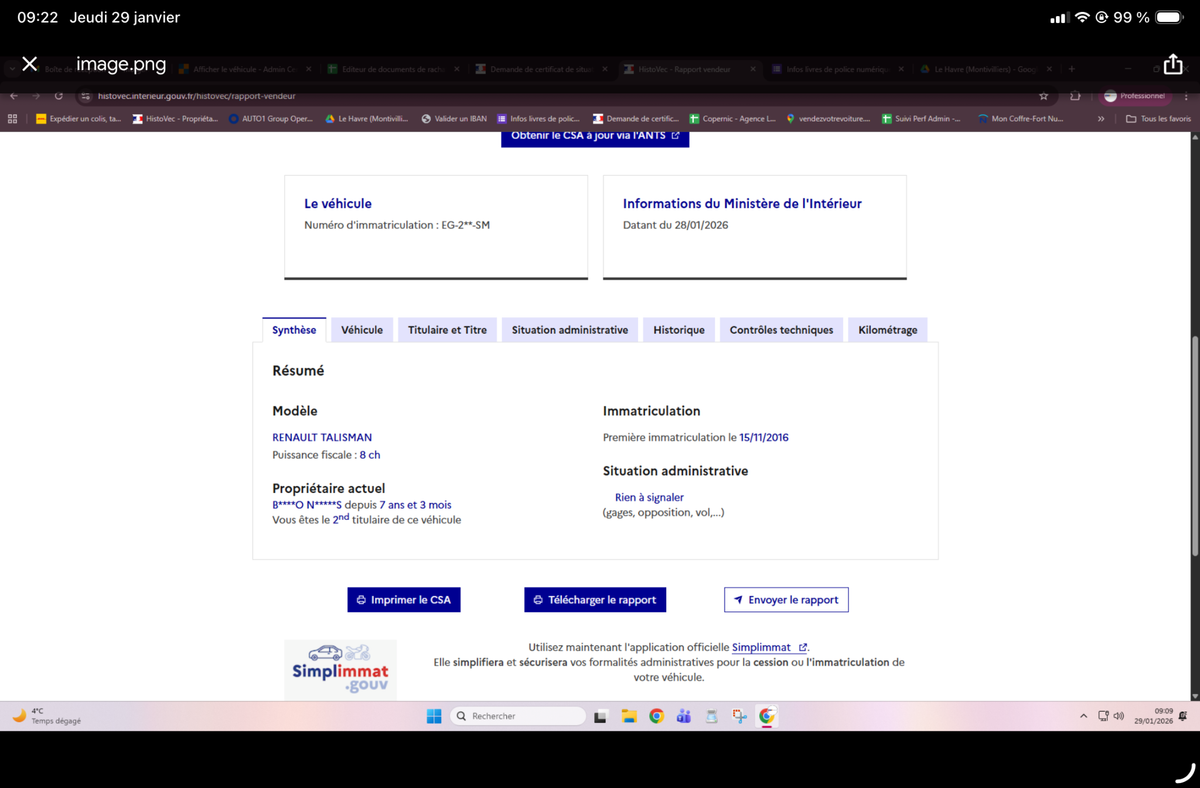 Renault Talisman d'occasion