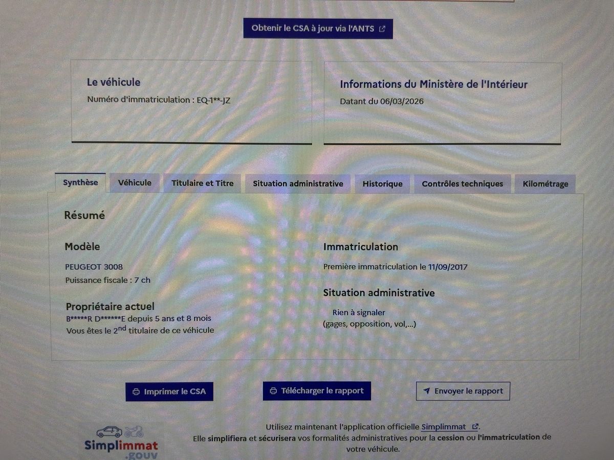 Peugeot 3008 d'occasion