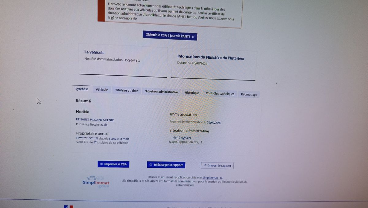 Renault Scenic d'occasion