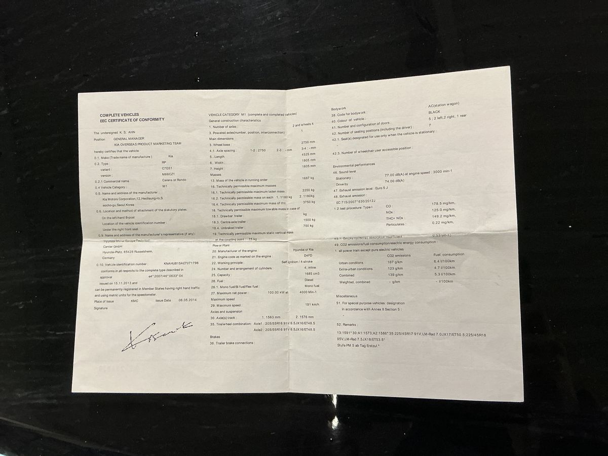 Kia Carens d'occasion