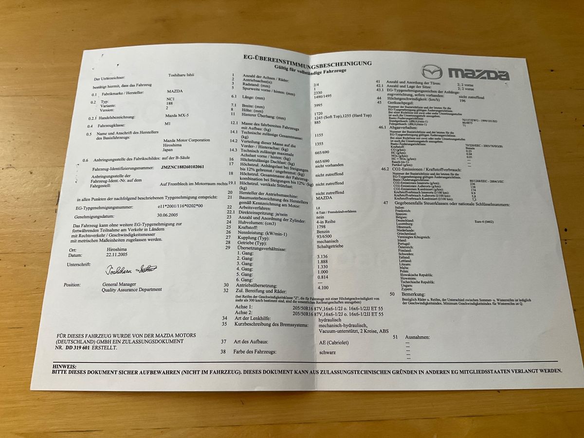 Mazda MX-5 d'occasion