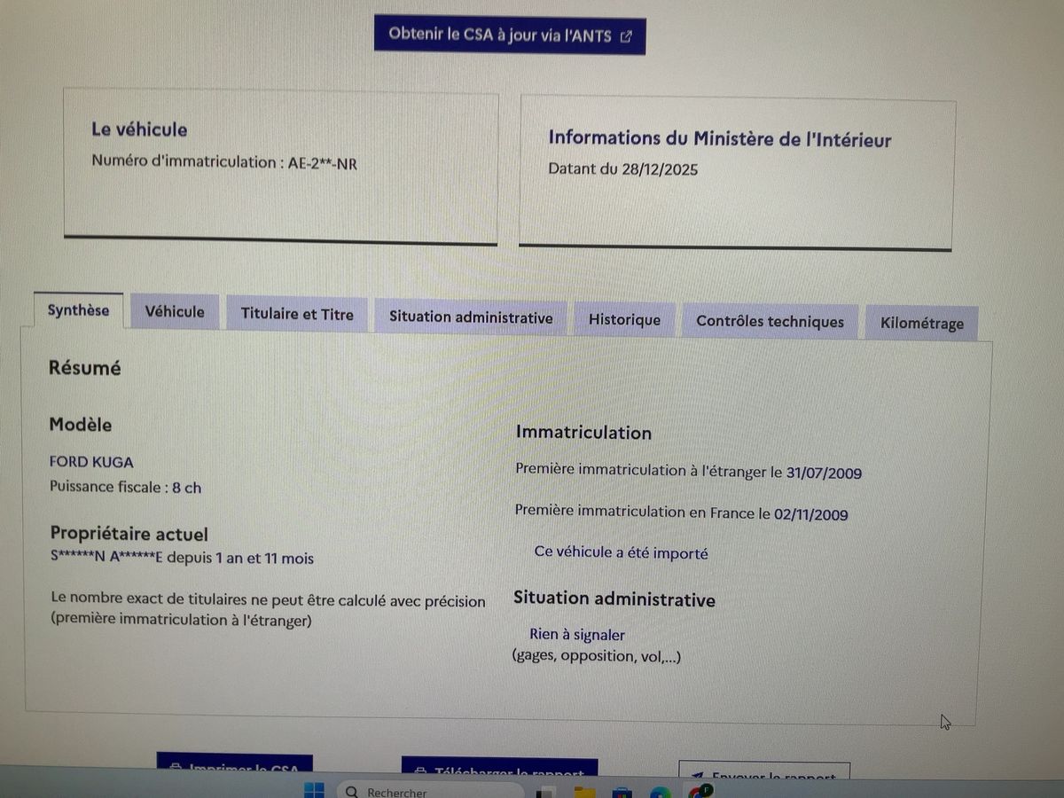 Ford Kuga d'occasion