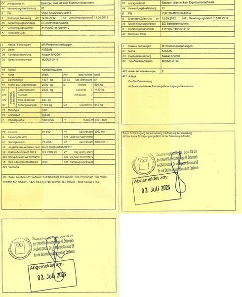 Nissan NV200 Evalia 1.5 dCi Kombi Premium — zdjęcie 15