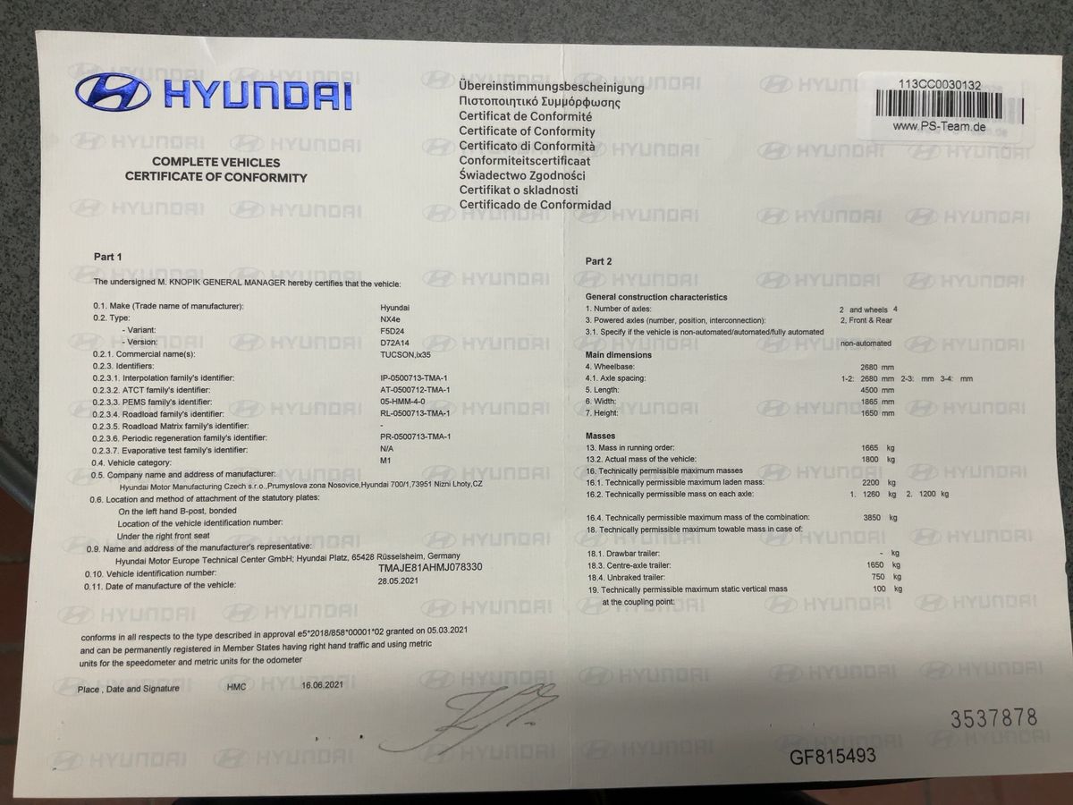 Hyundai Tucson d'occasion