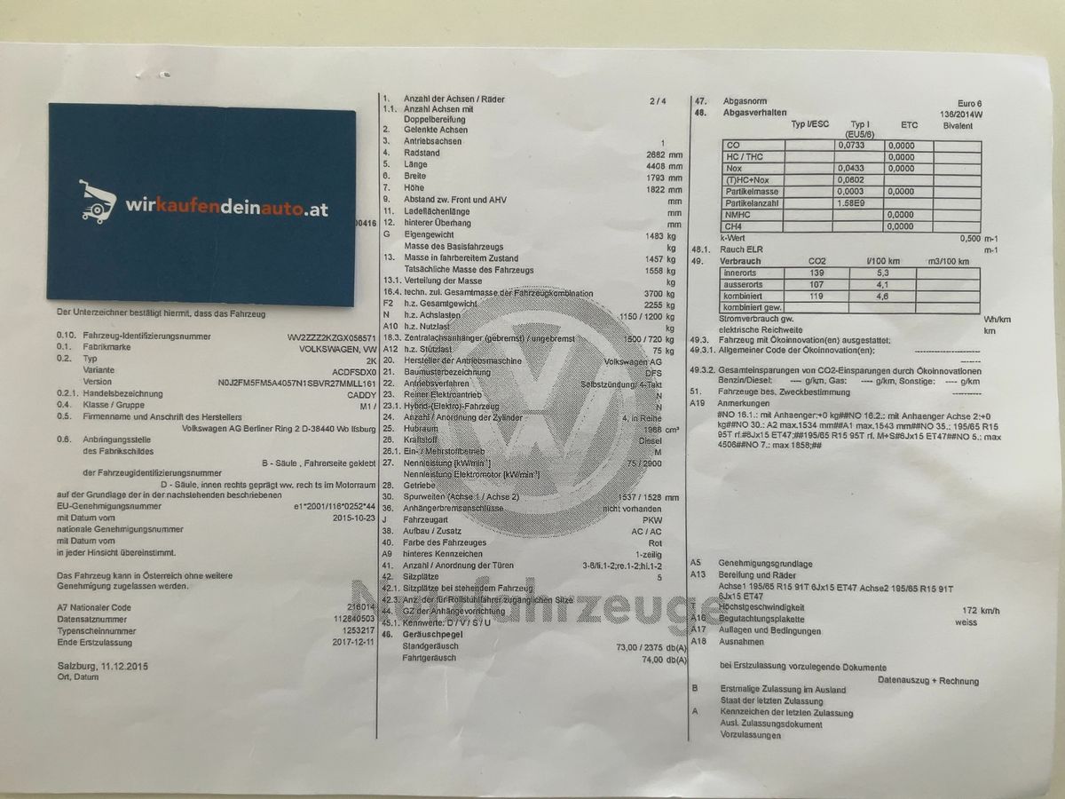 Volkswagen Caddy d'occasion