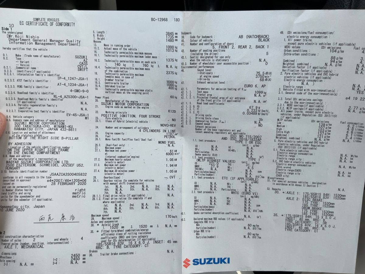 Suzuki Swift d'occasion