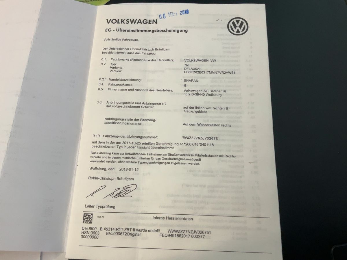 Volkswagen Sharan d'occasion