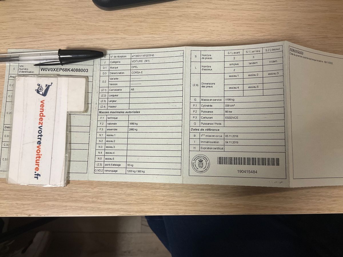 Opel Corsa d'occasion