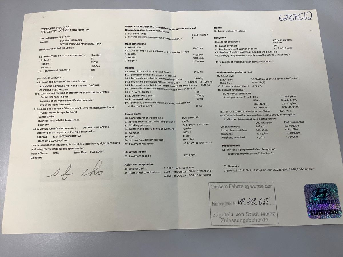 Hyundai ix35 1.7 CRDi Classic 2WD