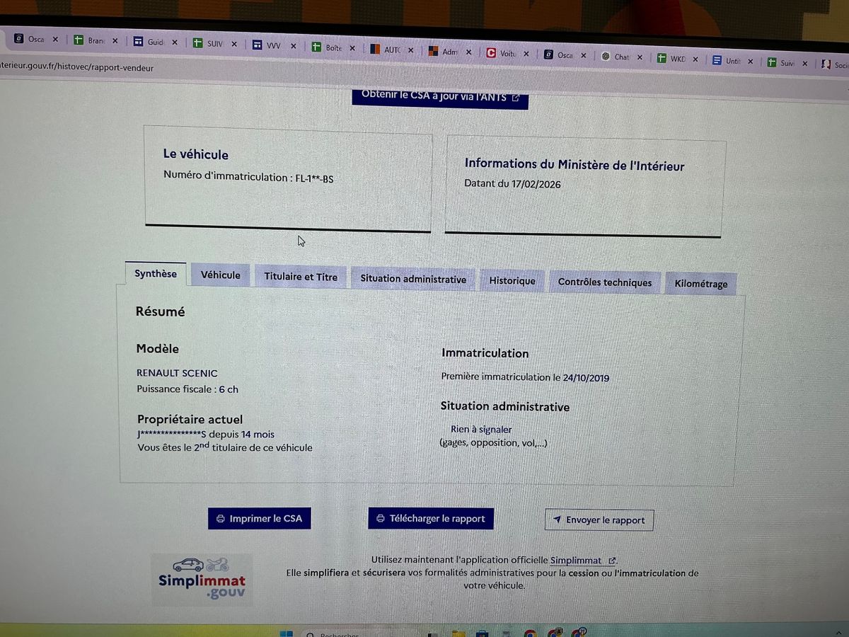 Renault Scenic d'occasion