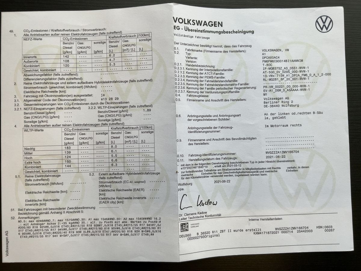 Volkswagen T-Roc 1.5 TSI ACT Sport