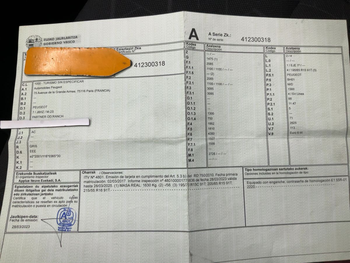 Peugeot Partner d'occasion