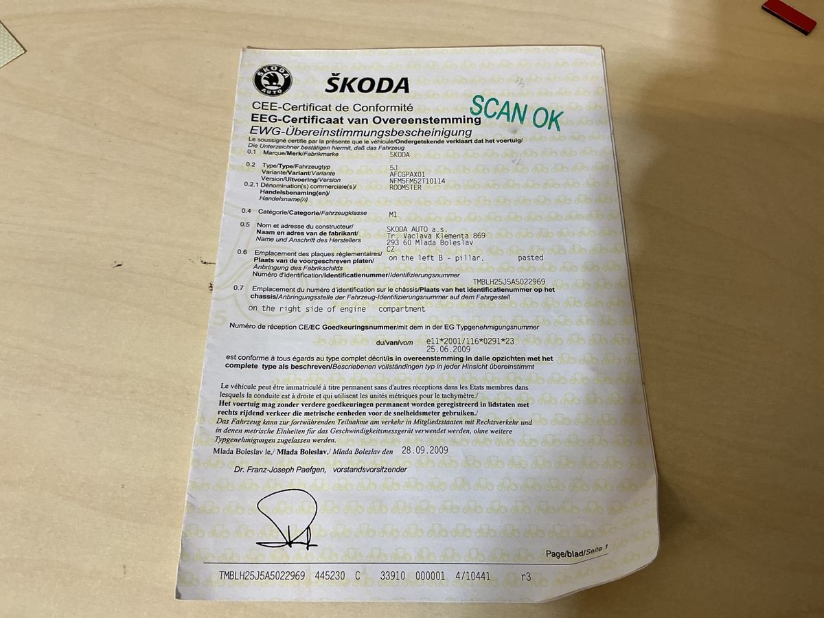 Skoda Roomster 1.2 Classic