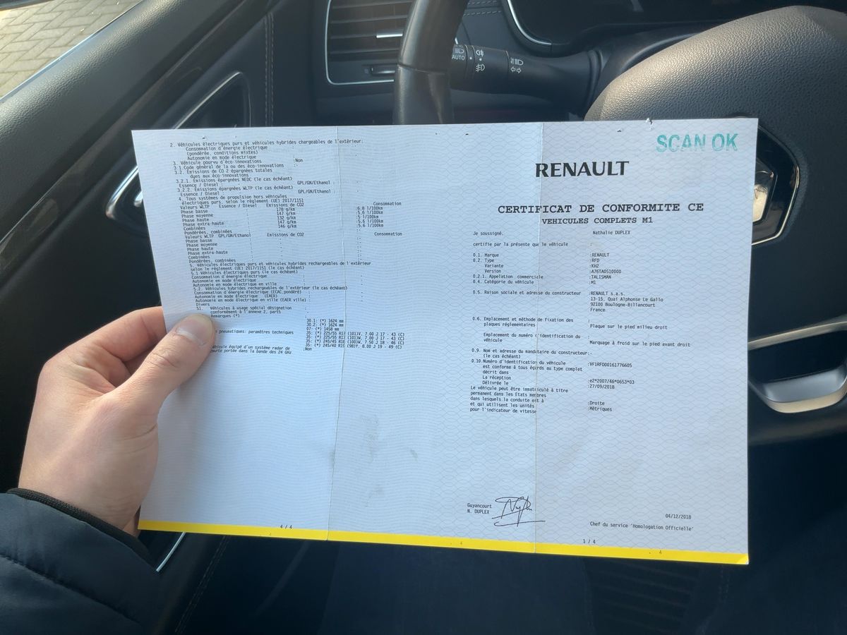 Renault Talisman d'occasion