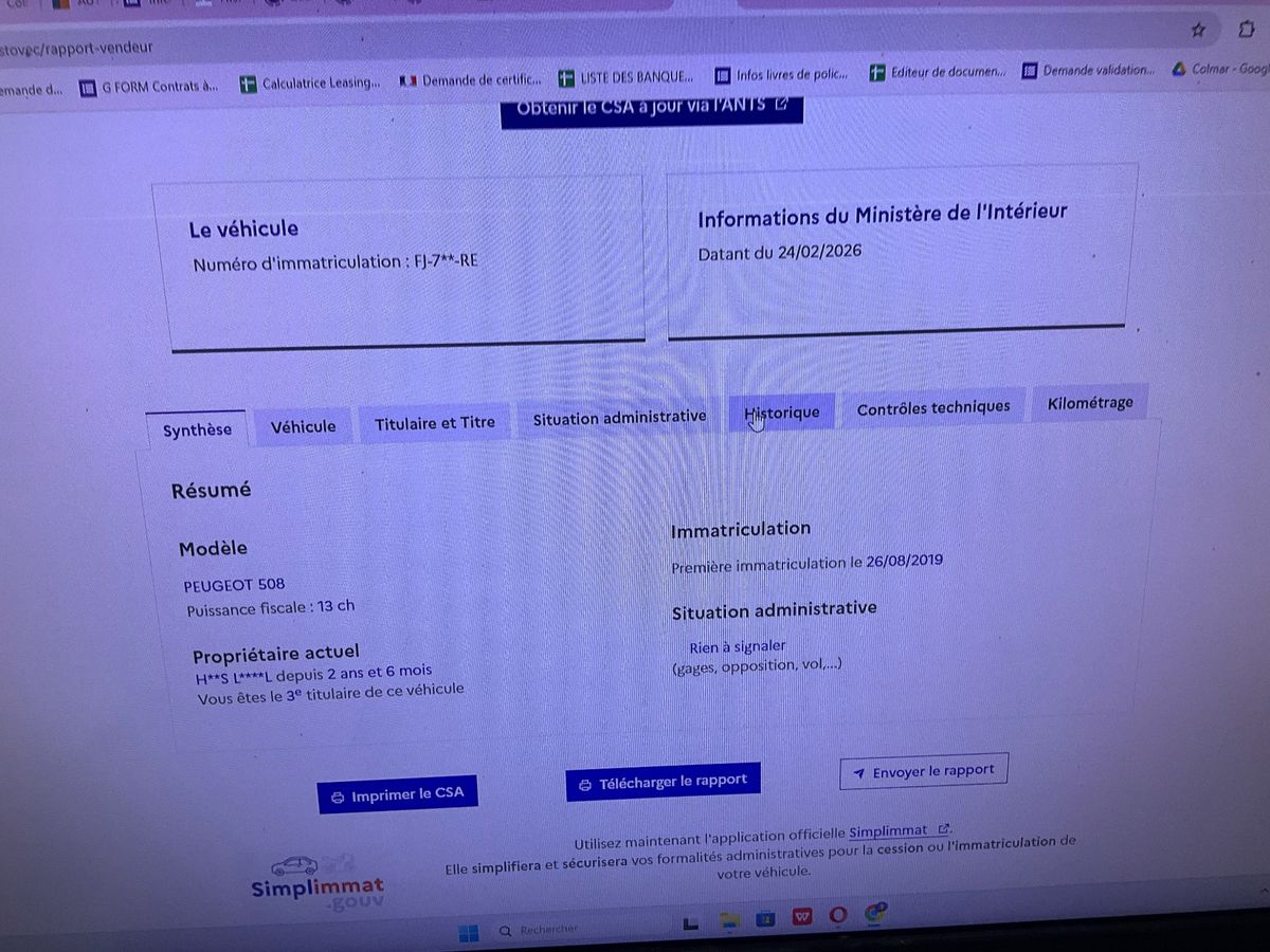 Peugeot 508 d'occasion