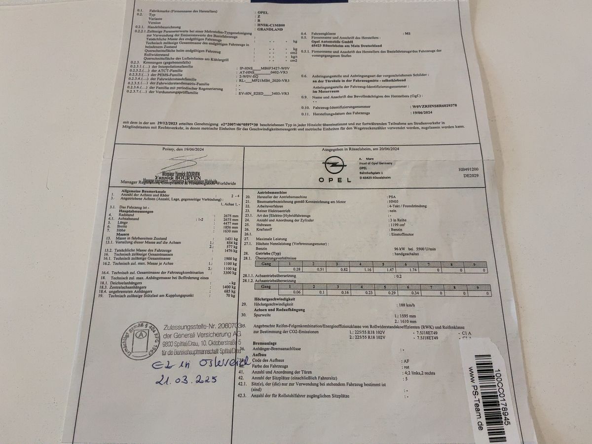 Opel Grandland d'occasion