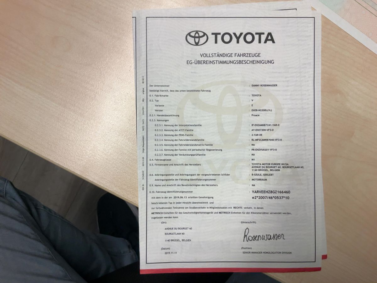 Toyota ProAce Verso 2.0 D-4D L1 Family Comfort