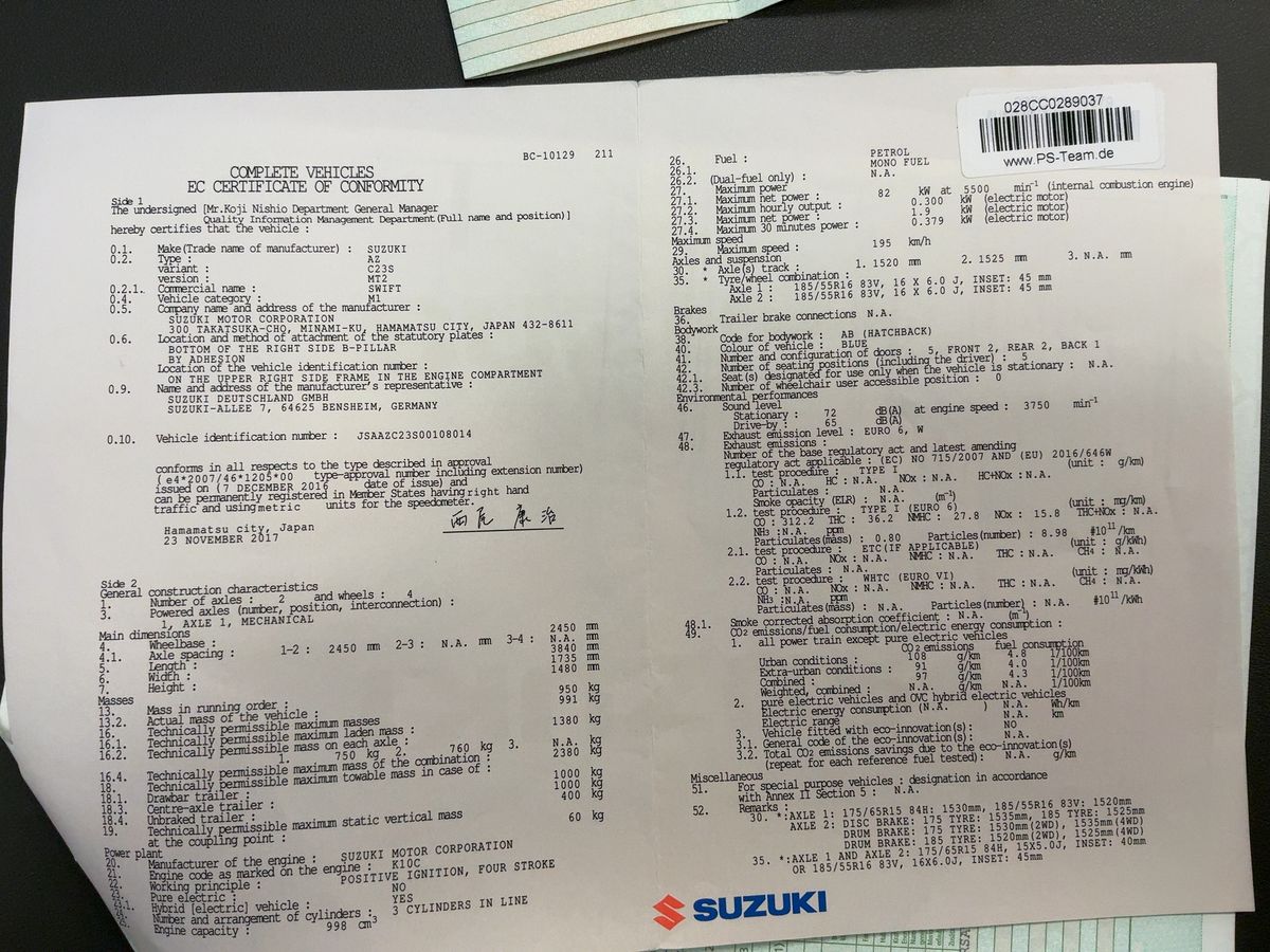 Suzuki Swift d'occasion