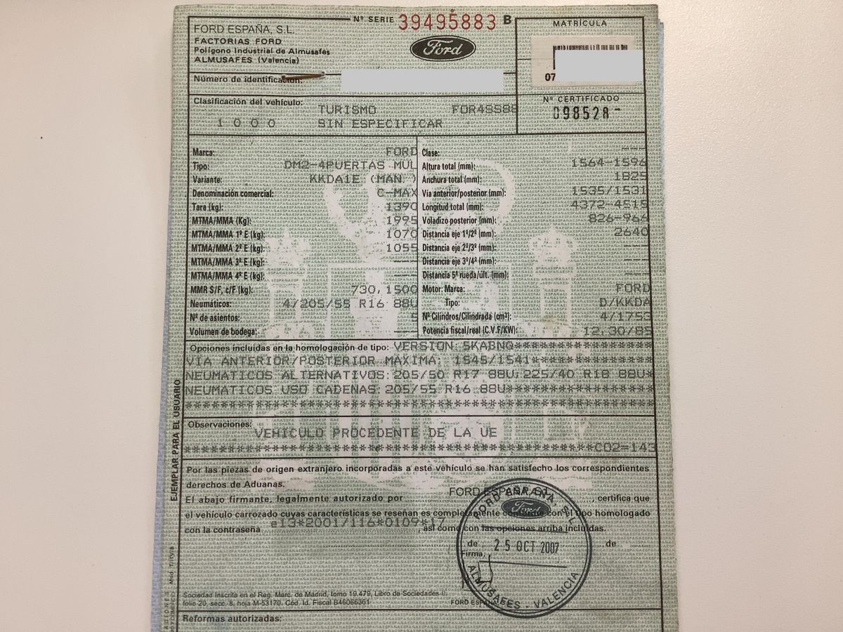 Ford C-Max d'occasion