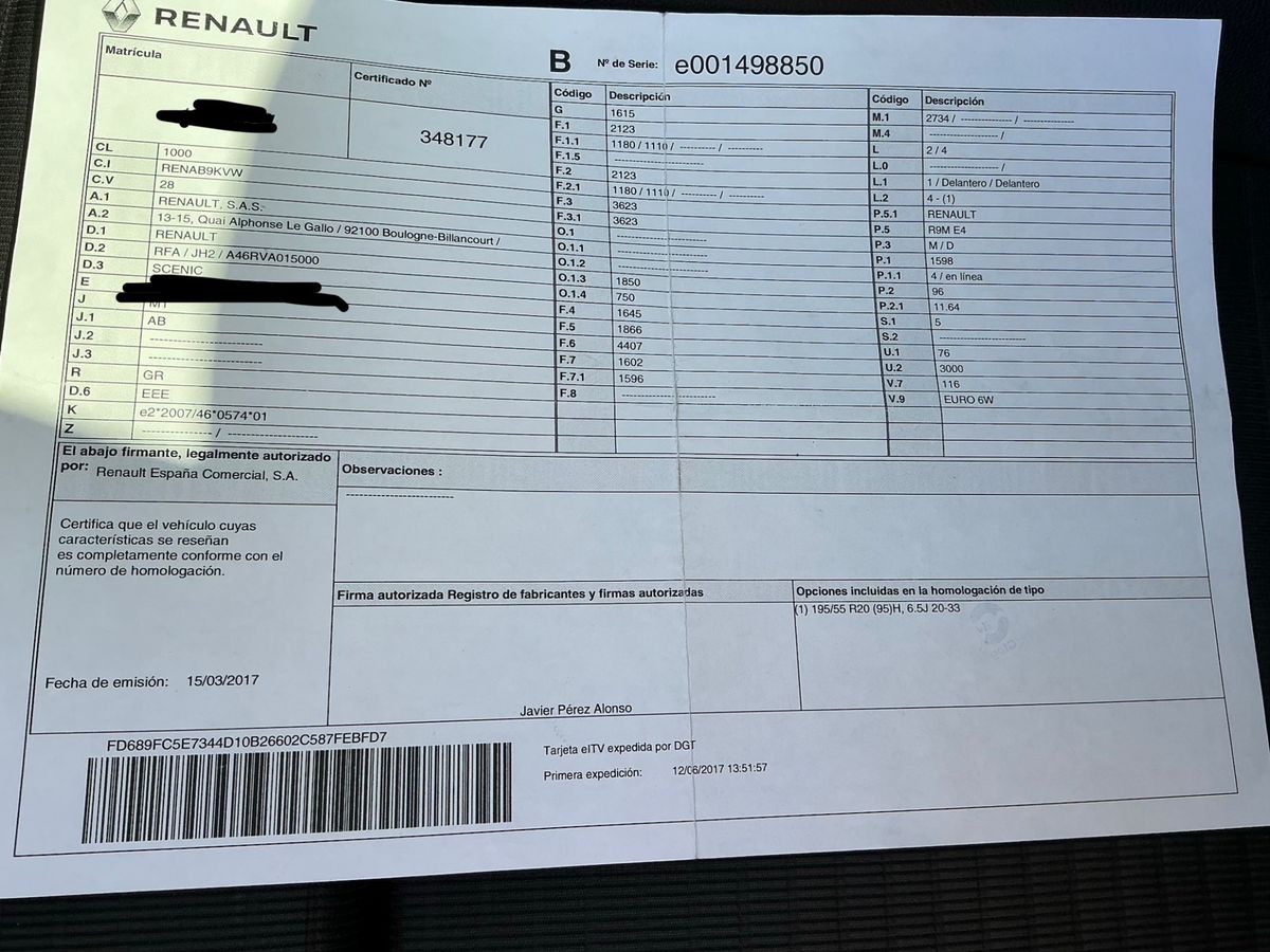 Renault Scenic d'occasion