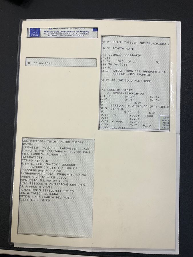 Toyota Auris d'occasion