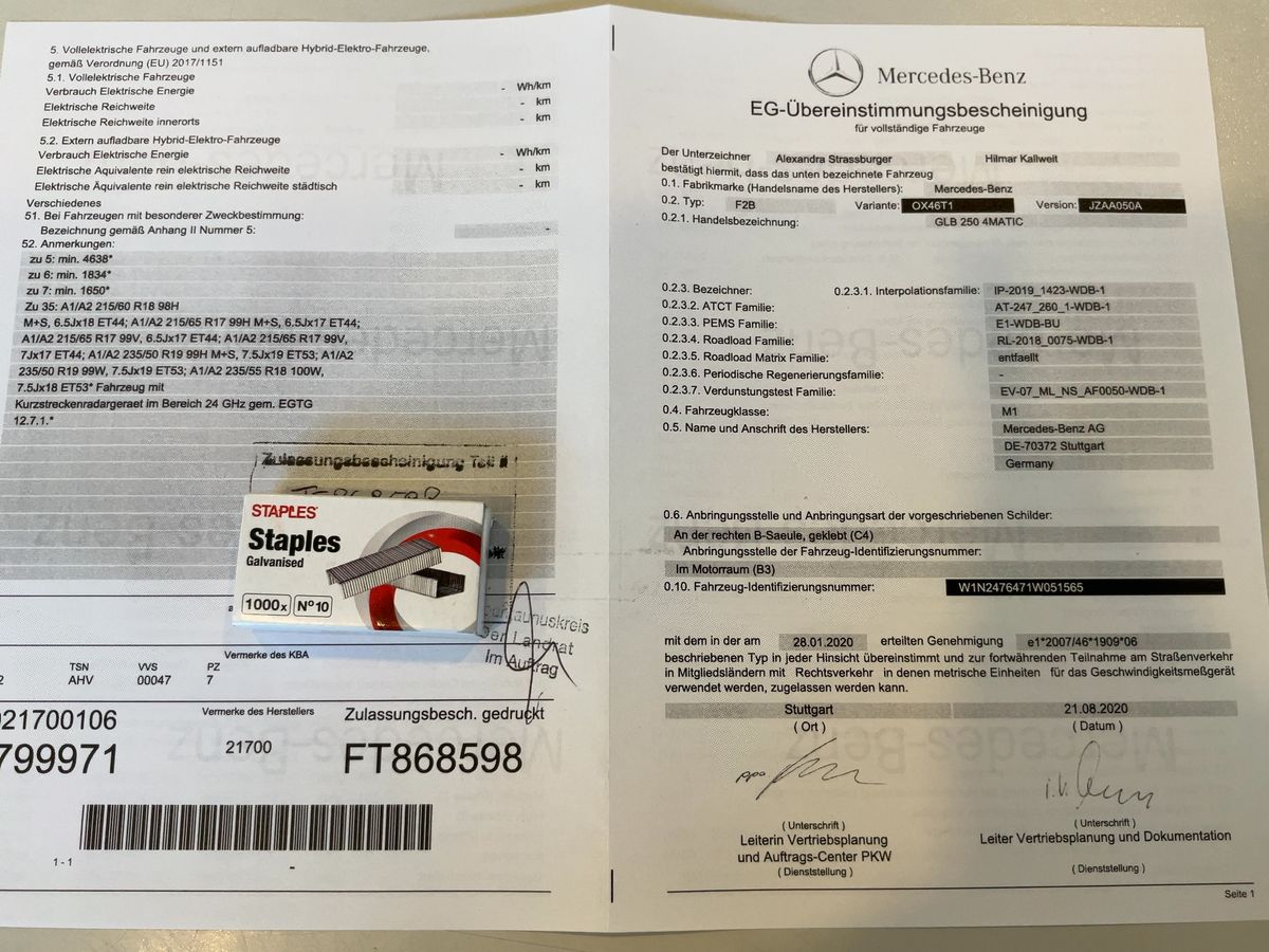 Mercedes-Benz GLB-Klasse d'occasion