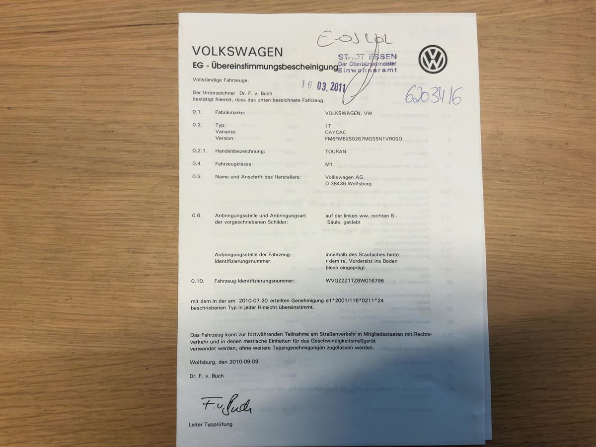 Volkswagen Touran d'occasion