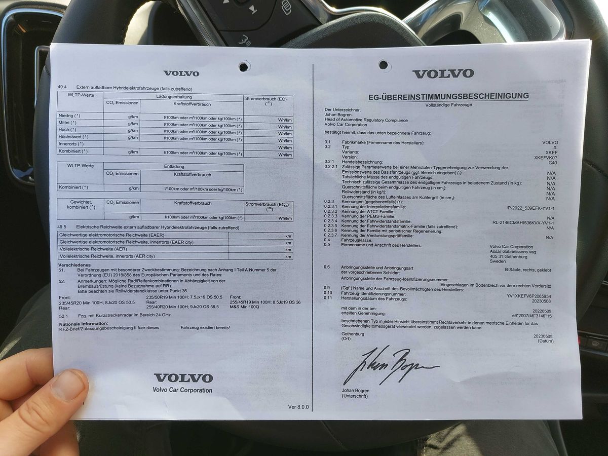 Volvo C40 d'occasion