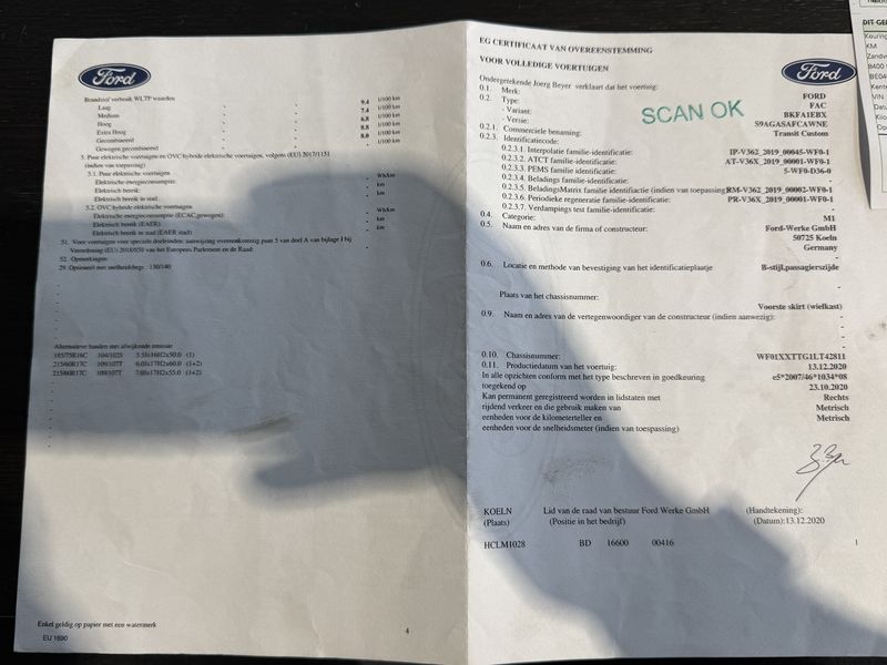 Ford Transit Custom 2.0 TDCi 320 L1 Trend — zdjęcie 17