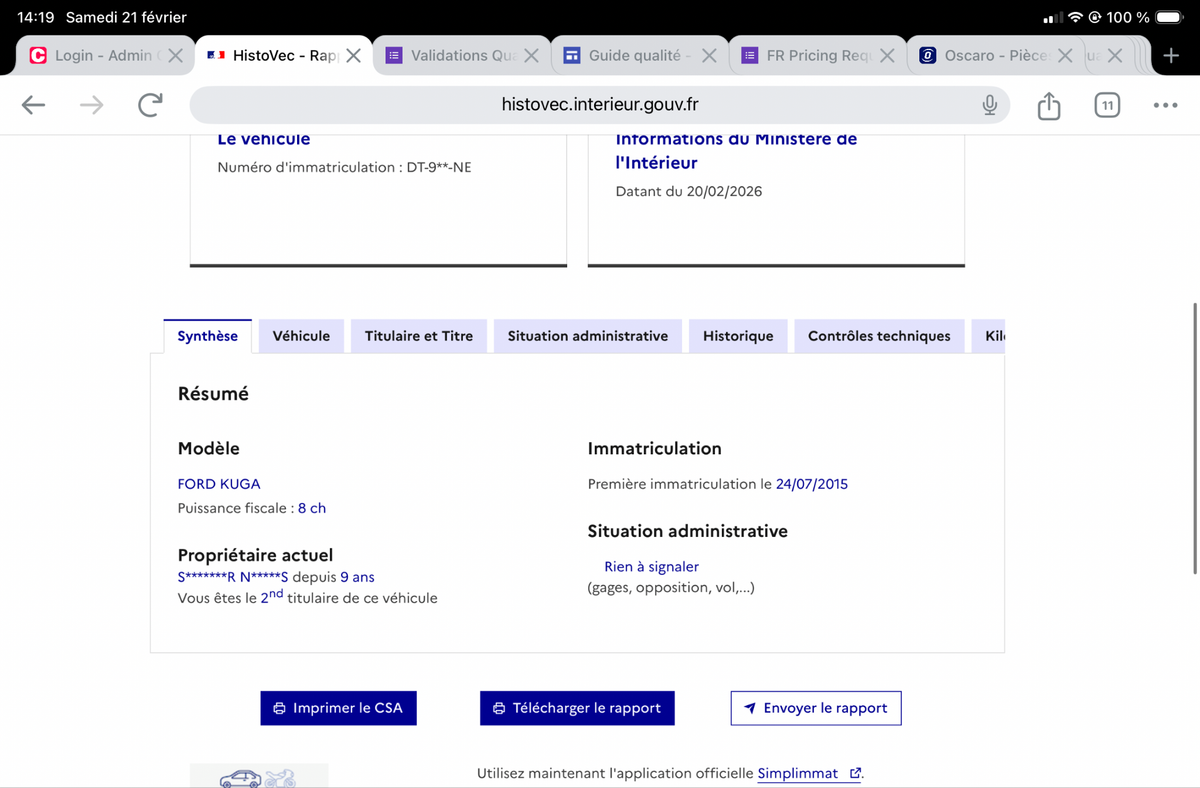 Ford Kuga d'occasion