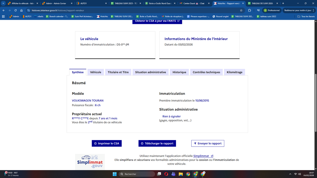 Volkswagen Touran d'occasion