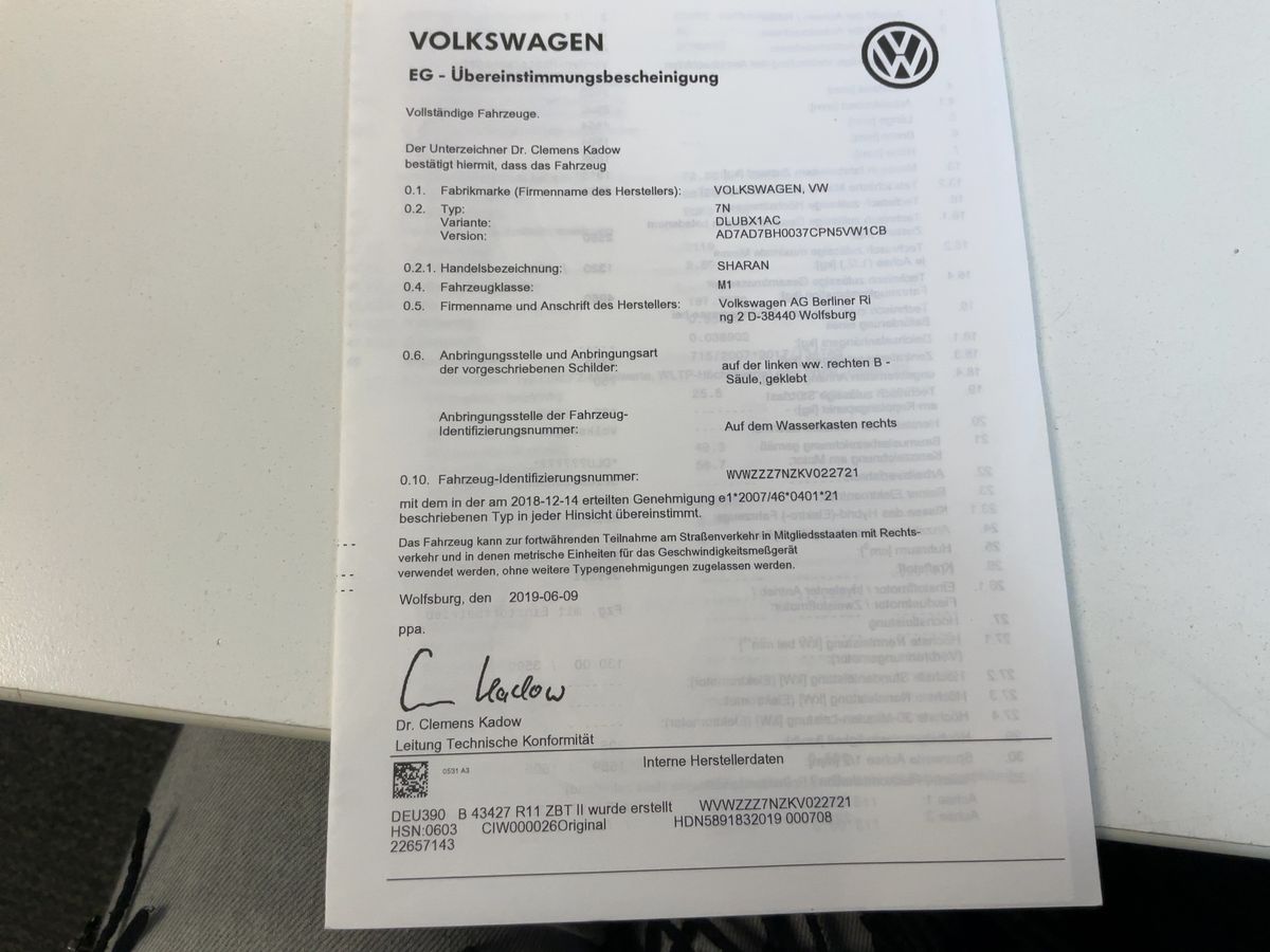 Volkswagen Sharan d'occasion