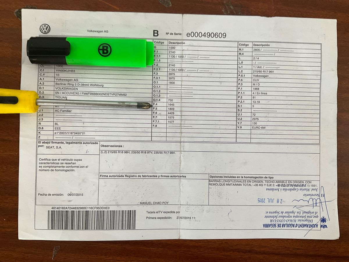 Volkswagen Tiguan 2.0 TDI T1 BlueMotion