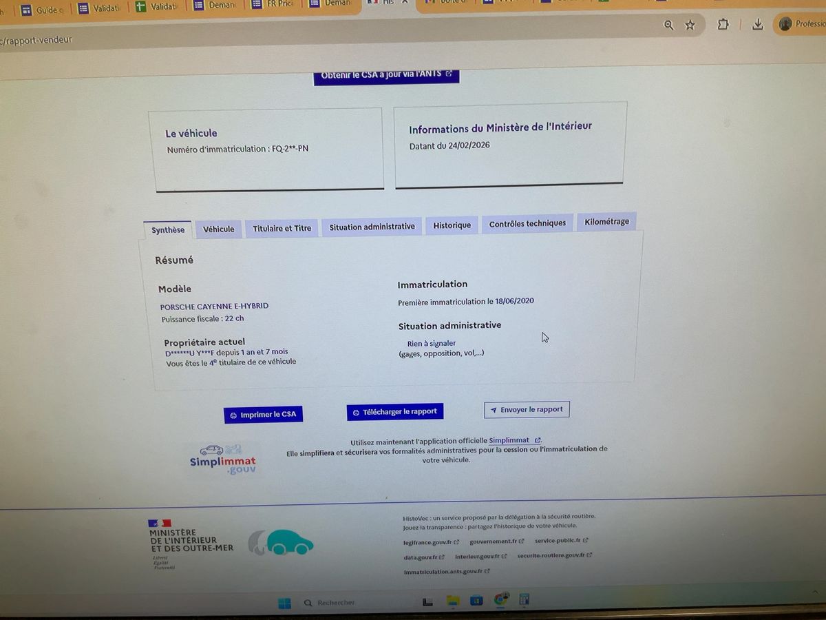 Porsche Cayenne d'occasion