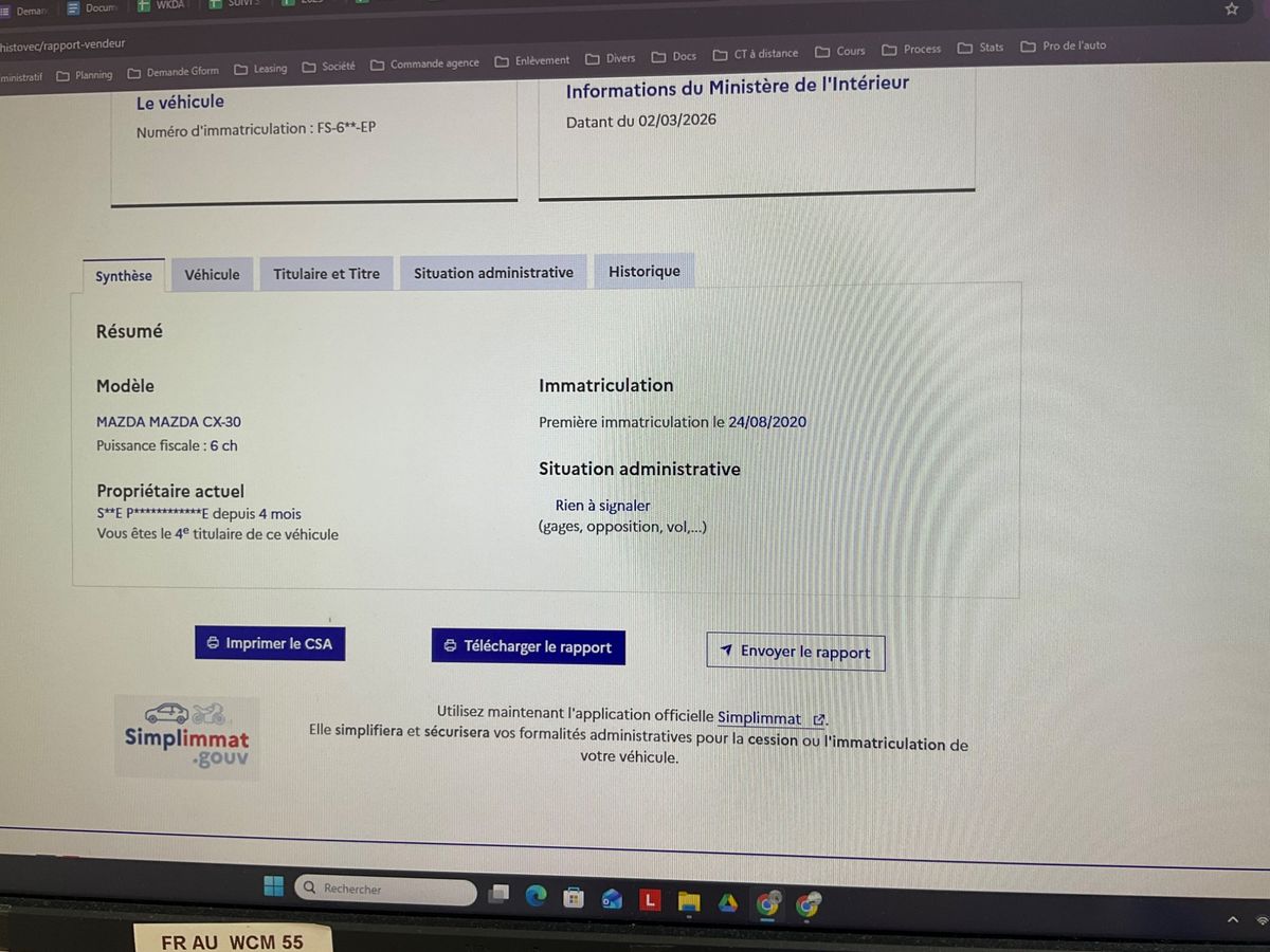 Mazda CX-30 d'occasion