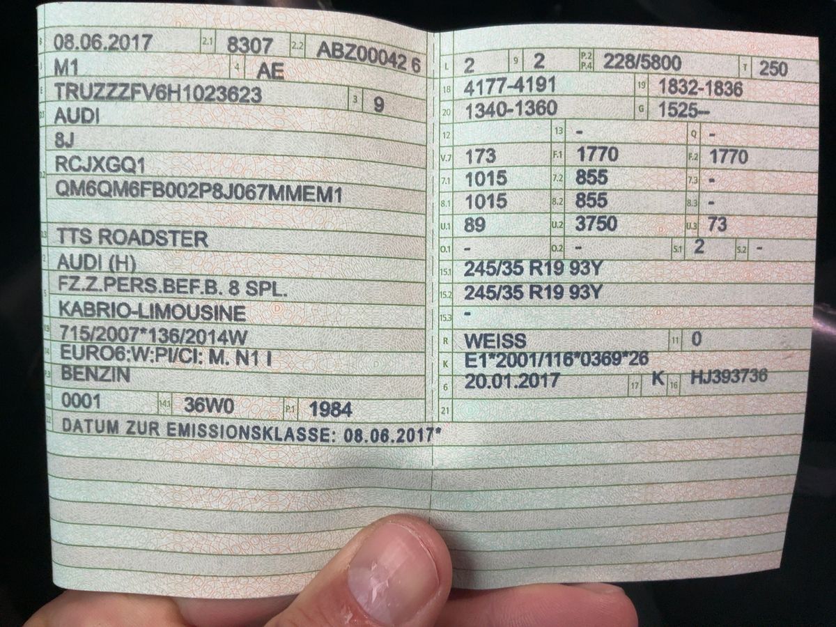 Audi TTS 2.0 TFSI quattro Roadster