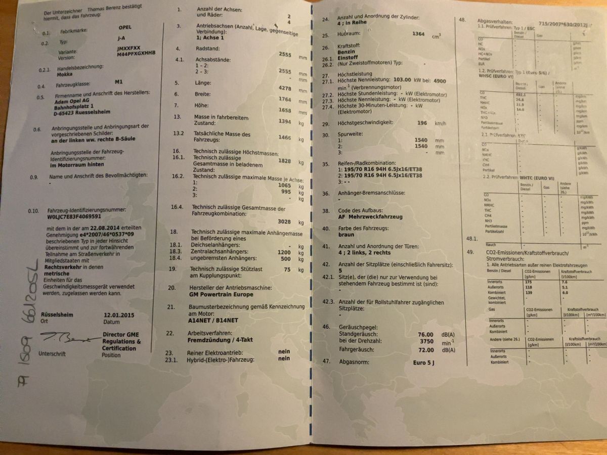 Opel Mokka 1.4 Turbo Edition ecoFlex