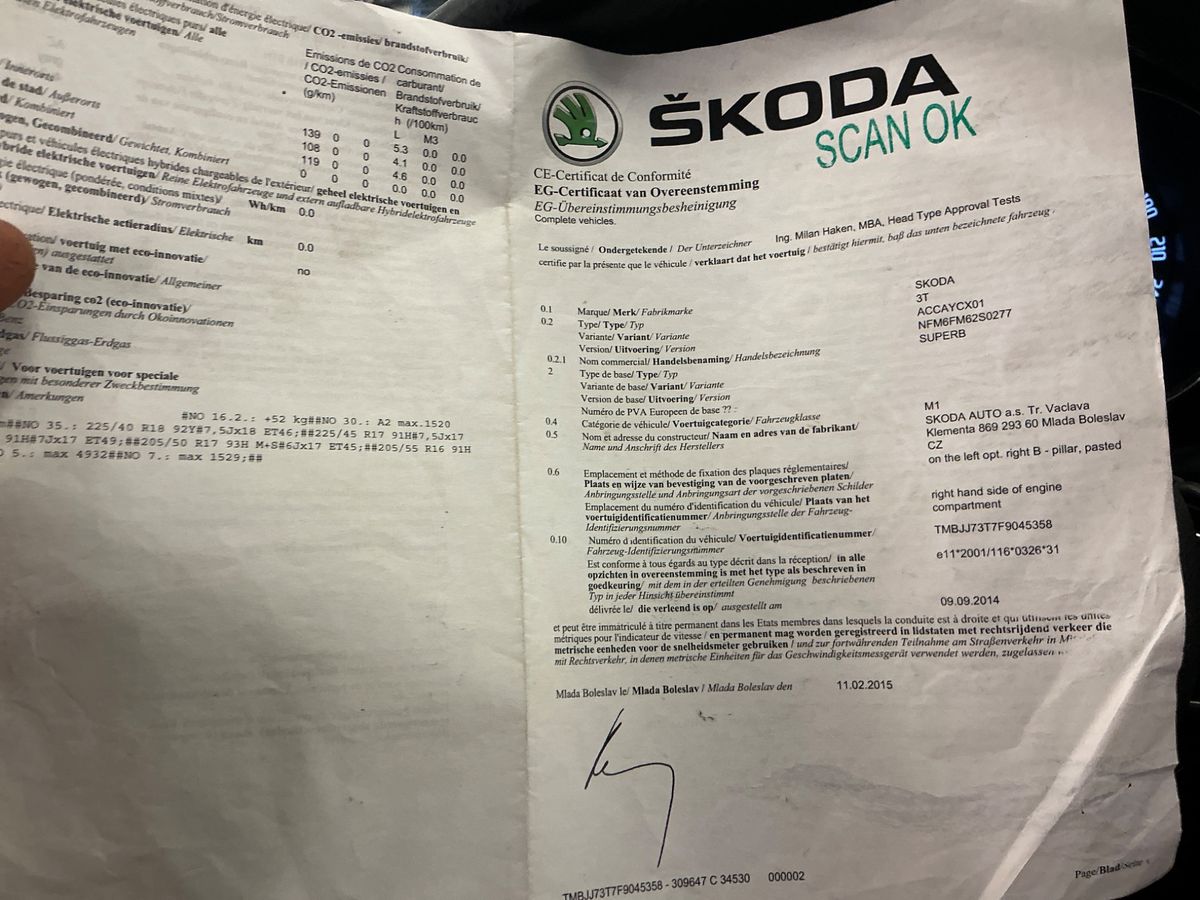 Skoda Superb d'occasion