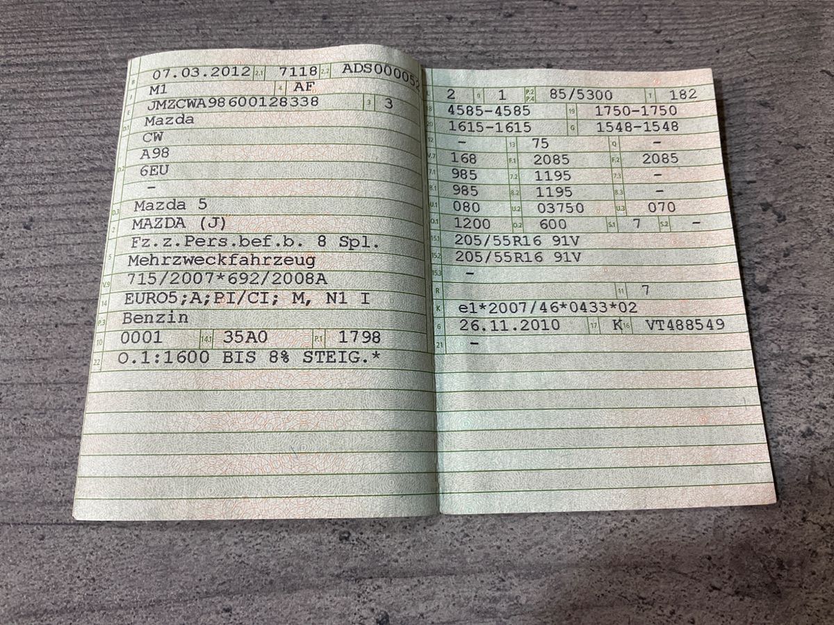 Mazda 5 1.8 Center-Line