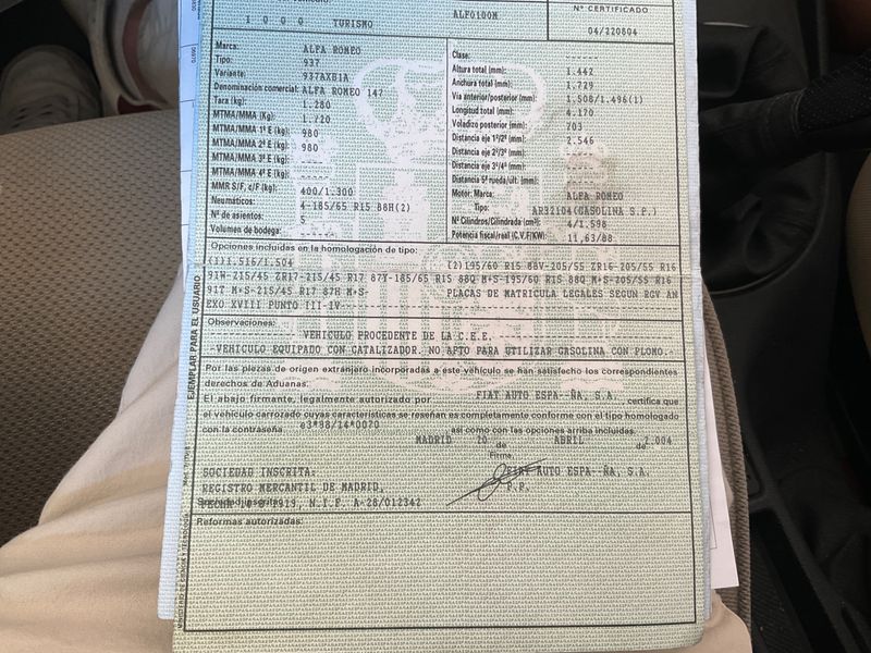 Alfa Romeo Alfa 147 1.6 T.Spark Distinctive — zdjęcie 5