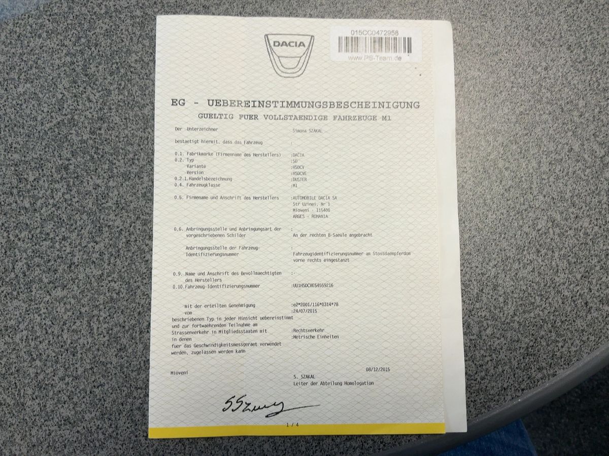 Dacia Duster d'occasion